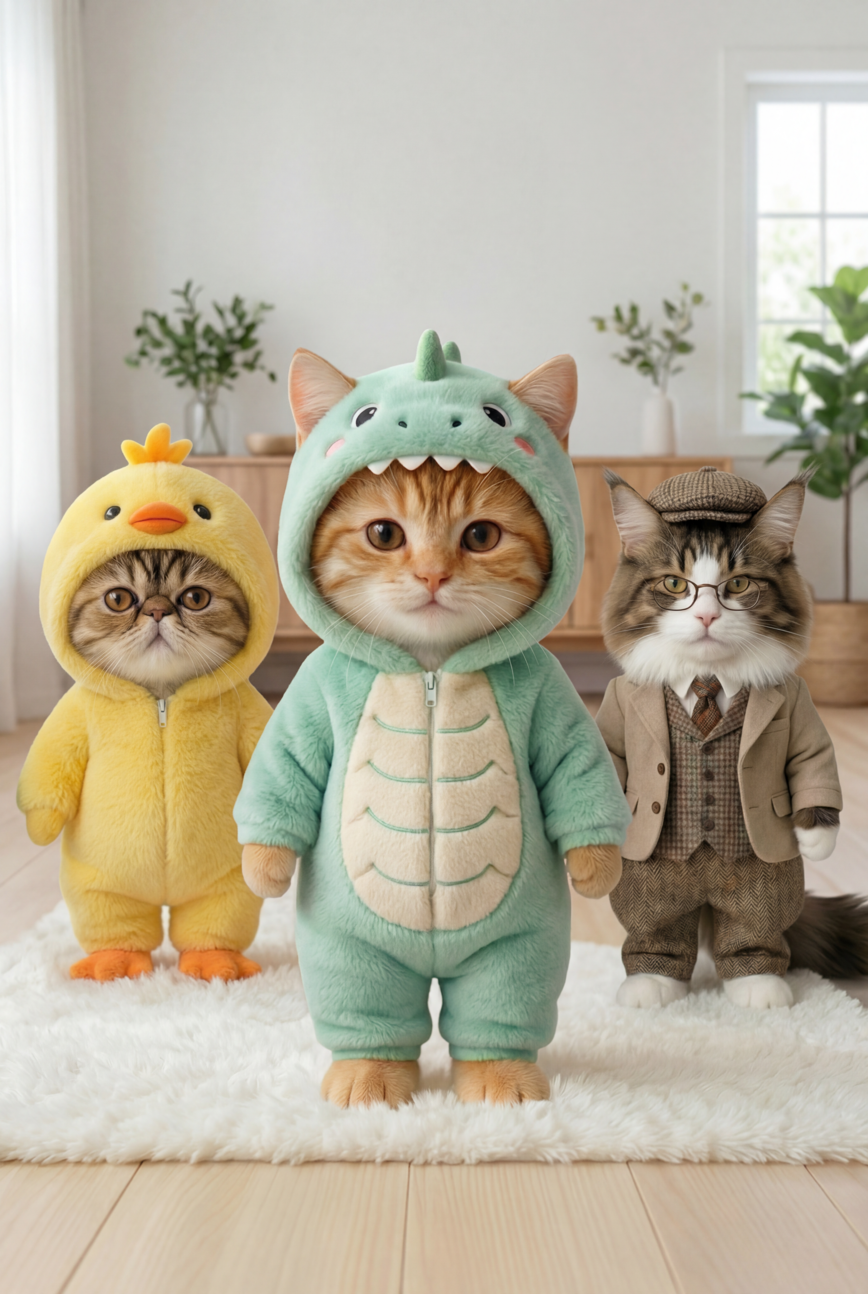 三角色全身正面