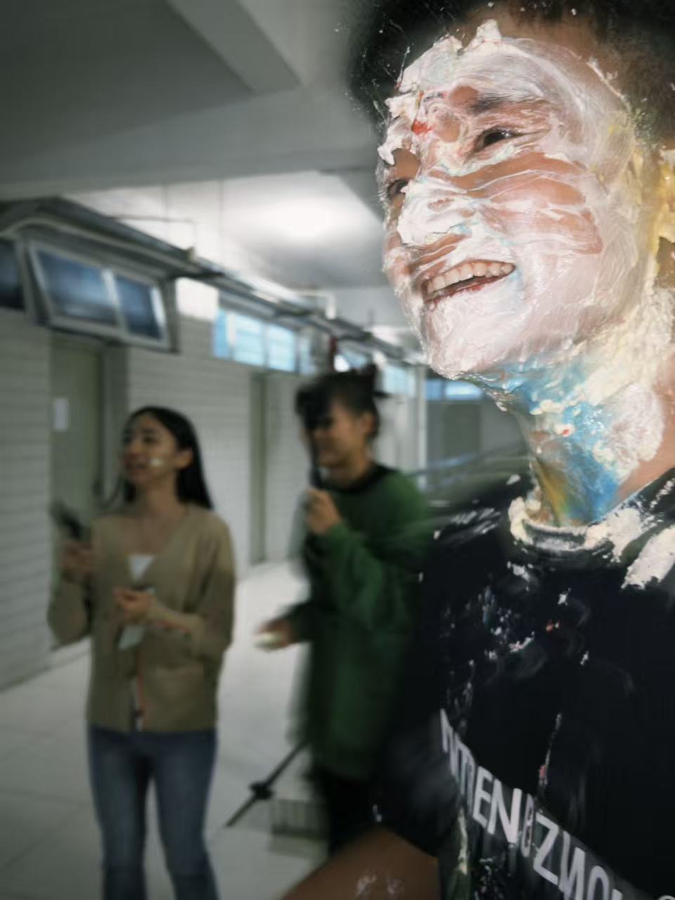 队员庆祝生日