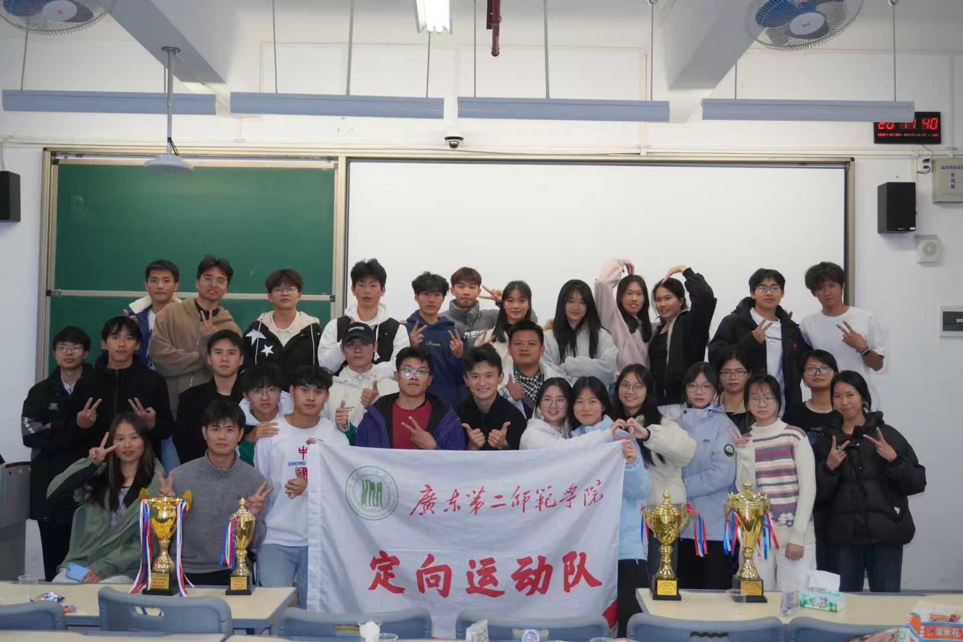 定向运动队集体合影